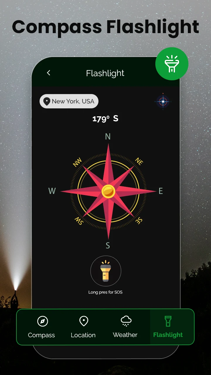 Digital compass for android screenshot