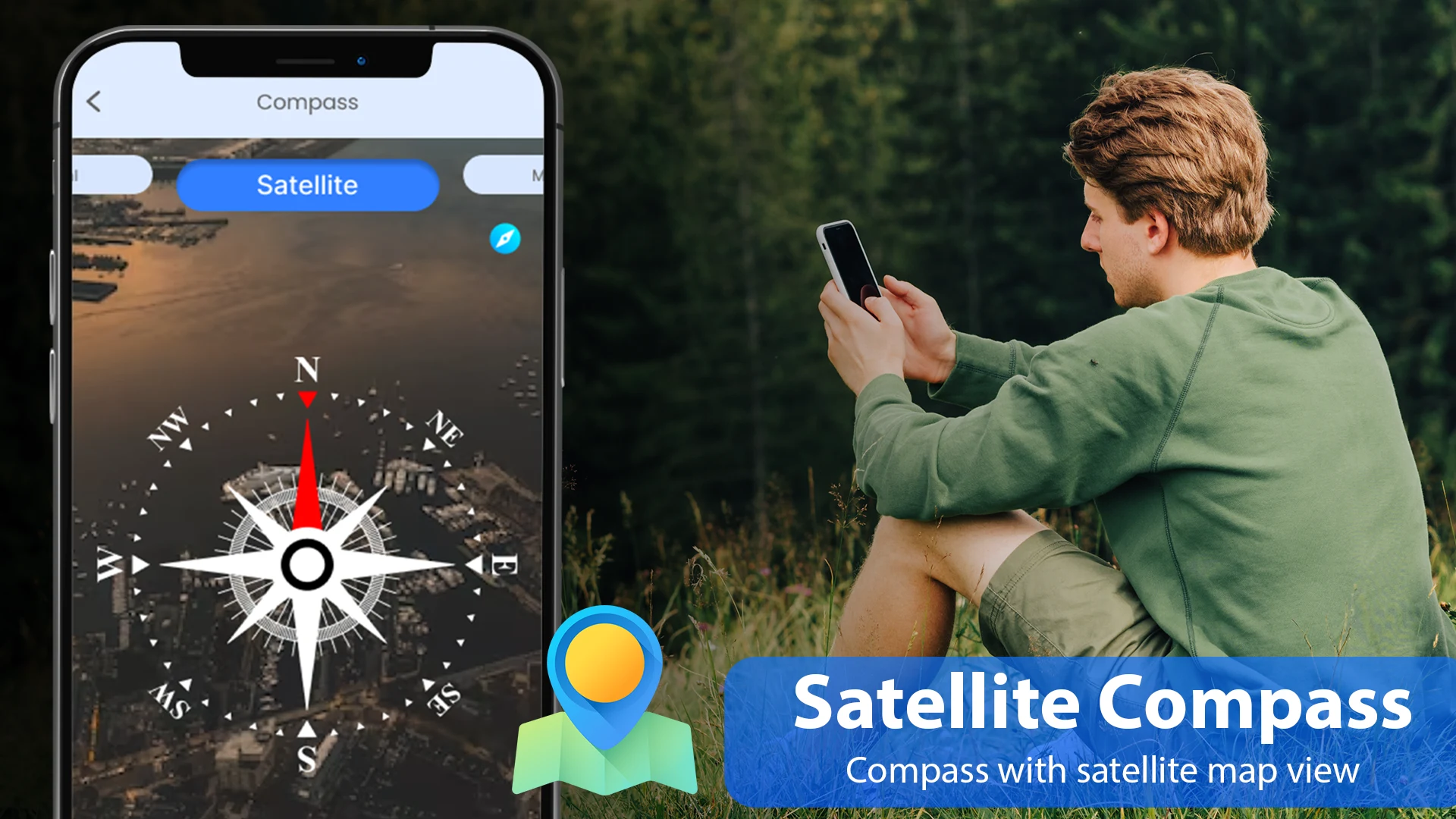 Digital compass for android screenshot